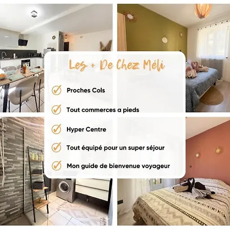 Appartement Le Méli Hyper Centre Proche Cols Stations *